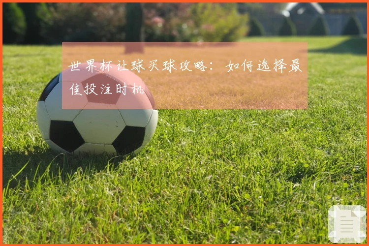 世界杯让球买球攻略：如何选择最佳投注时机